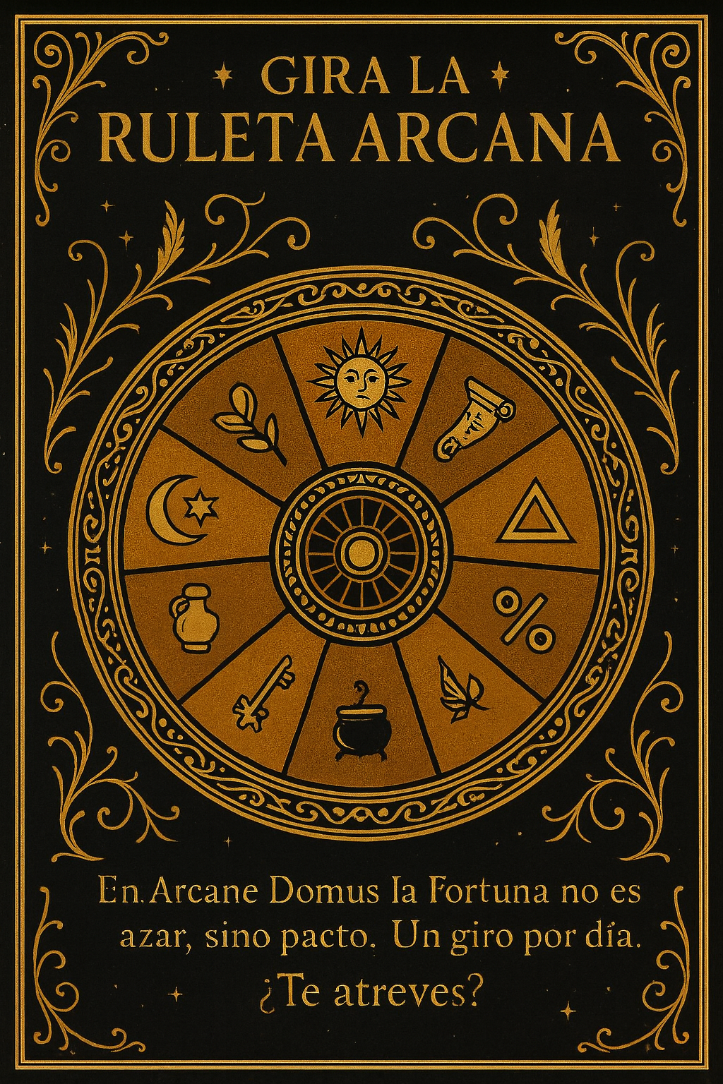 Ruleta Arcana (marco fijo)