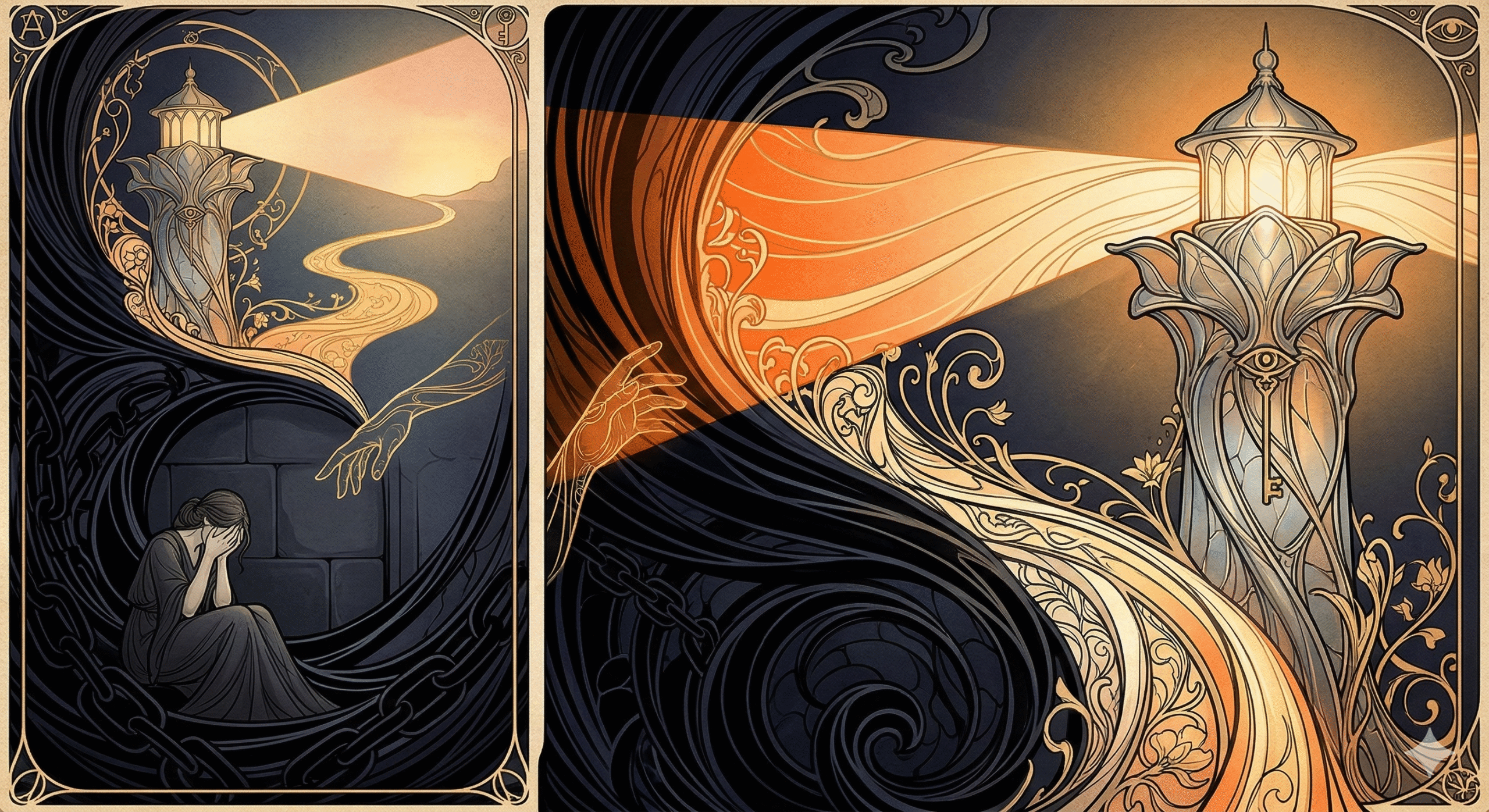 El faro en el umbral: acompañamiento en la noche oscura