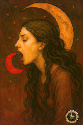 La luna que no cabe en la rueda de Gray.