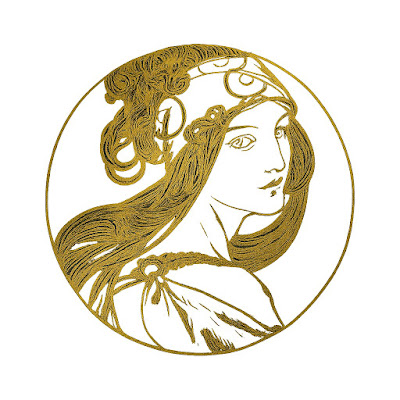 Ilustración simbólica de la mujer ritual en Arcane Domus.